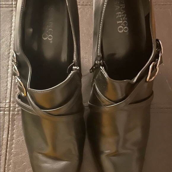 Black Franco Sarto leather booties - Picture 6 of 6